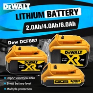 Dewalt 20V DCF887 Lithium Battery Electric Wrench Battery2.0/4.0/6.0AH Fast Charging Battery Built-i