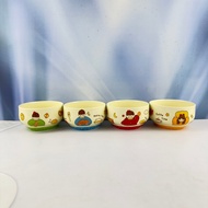 Ceramic Bowl Cup Dessert Cute Pattern Size 4.5 x 2.5 Inches (11.5 x6.5 cm.) There Are 9 Designs To C