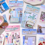 MINIMAL [MINIMUM PURCHASE 10K] 30 sheets of Space Time Mailing Sticker Journal