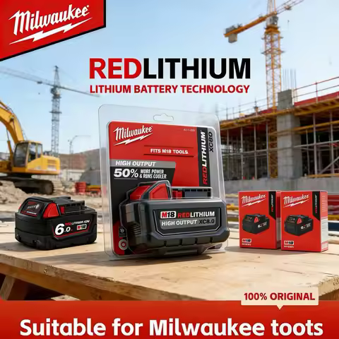 100% original Milwaukee M18 XC 18V 8.0Ah, for Milwaukee tool Rechargeable battery 18V 48-11-2830 073