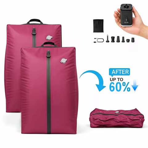 17L Vacuum Storage Bags Airport Security‑Friendly Waterproof Packing Cube For Travel Household,Compr