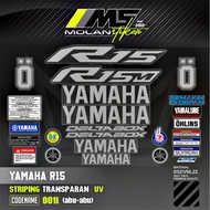 Sticker Striping Transparent Variation Uv Yzf R15 V4 R15M All New Yamaha R15 V4 R15 V3 R15 V2 R15 Ol