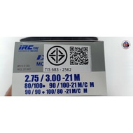 Inner Tube IRC Brand Size 2.75/3.00-21M 80/100 90/100-21 90/90 100/80-21 Heavy Tyre