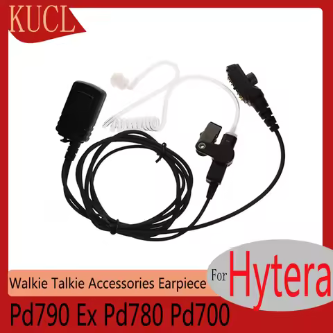 Acoustic Tube Bodyguard, Walkie Talkie Accessories, Earpiece Headset with Mic for Hytera Pd790 Ex Pd
