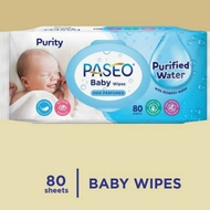 Tissue Tisue Basah Paseo Baby Wipes Purity Gazette Purified Water 80s