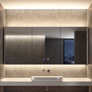 [Ready stock]Smart Mirror Cabinet Bathroom Separate Wall-Mounted Bathroom Storage All-in-One Cabinet Anti-Fog Bathroom Mirror with Shelf