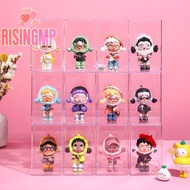 [risingmpS] Stackable Acrylic Mystery Box Storage Display Frame Single Transparent Doll Box Display Stand Case Dust Proof Toys Collectible Artcrafts Boxes