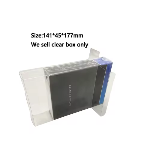 Transparent protective PET cover For PS4 for Final Fantasy 7 FF7 DELUXE Edition Iron Box Limited edi