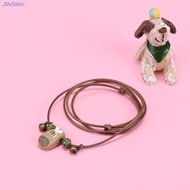 JINSIHU Bee Pendant Necklace Handmade Fashion Jewelry Irregular Stone Adjustable Gift Summer Clavicle Chain