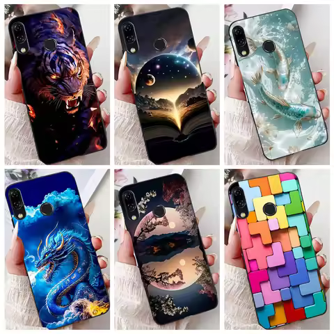 Dragon Koi Fish Landscape Phone Case For ASUS ZE620KL ZE520KL ZS590KS ZB601KL ZB602KL Cover Soft TPU