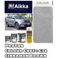 AIKKA Automotive Paint / PROTON X70 G34 CINNAMON BROWN / Touch Up Paint / DIY Cat Spray Tin / Car & 