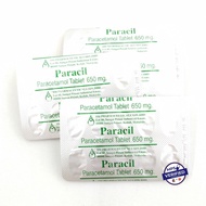 Paracil 500mg/ 650mg 10's [Paracetamol]