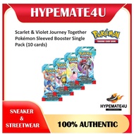 [100% Authentic]  Pokemon TCG Scarlet & Violet Journey Together Pokémon Sleeved Booster Pack (10 car