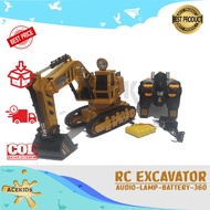 RC Diescast Remote Control Mobil Excavator Besar Truck Beko Tracktor Keruk LED Audio - PR-17445