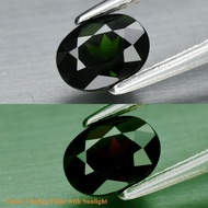 RARE Natural Green Chrome Tourmaline Gem ( VVS ) 0.94ct *VERY V TINY*, Mozambique
