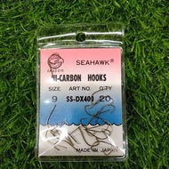 Seahawk SS-DX4000 HI-CARBON HOOKS Size 9