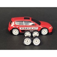 Rubber Wheels For Decoration 1:64 Model Cars Ce28 Pattern