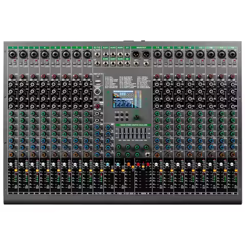Digital Reverb Effect Audio Console Mixer 18 Channel USB Audio Mixer