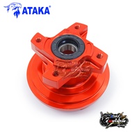 ATAKA ดุมสเตอร์ CNC สำหรับEXCITER150 155 Y15ZR Y16ZR LC135 5S （4 รูสกรู） งานมีเนียม ดุมสเตอร์มีเนียม