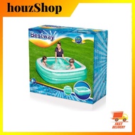 bestway inflatable family swimming pools portable outdoor 2 rings pool l kolam mandi budak murah l r