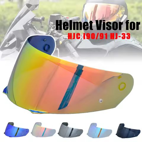For HJC I90/91 Motorcycle Helmet shield HJ-33 Helmet Visor Replacement Anti-UV Casco Moto Colorful F