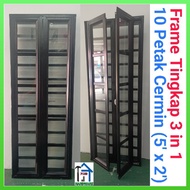 (Ready Stock)Frame Tingkap 10 Petak (3in1) 5'x2'