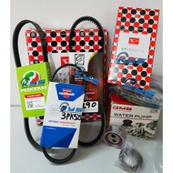 TIMING BELT KIT SET+V BELT+WATER PUMP # PERODUA VIVA 660/850/1.0CC # KENARI,KELISA,MYVI 1.0 # KANCIL