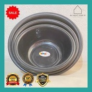 ┇ ∈ ✺ 3 in 1 Black High Quality Plastic Basin/Batcha/Planggana, Laundry/Kitchenware