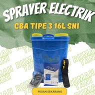 Tersedia Sprayer Elektrik Cba Tipe 3 Sni 16L Semprotan Pertanian