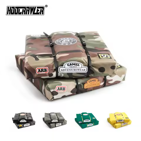 Simulated Roof Tent Bag Decorative Off-road Accessorie for 1/8 1/10 RC Crawler Car Traxxas TRX4 Defe