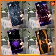 Sharp Aquos Sense 7 Sense7 Plus (7+)/ Sense8 8 black flexible case with technology and gaming prints