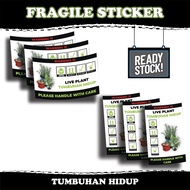 1pcs| Buy 10 FREE 2 | | Fragile Sticker Live Plants, Live Flowers | Easy to Break Fragile Stickers (