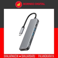 BAKEEY USB HUB TYPE C 6IN1 HDMI 4K - BK6