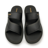 Neckermann Mens Darwin Comfort Slide Sandals - Black