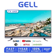 GELL/Sakura Smart TV 43Inch LED TV 32Inches Smart NEW Android LED TV Flat Screen Built in YouTube/Ne