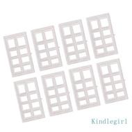 KING 8pack Transparent Curtain Spacer Block Blinds and Shades Spacer Block Bracket