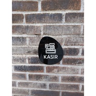 Acrylic signage CASH REGISTER/ 6/