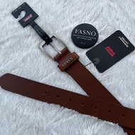 NEW & ORIGINAL LVs mens Belt • "100% FULL GRAIN BOVINE LEATHER.[ DARK brown ]