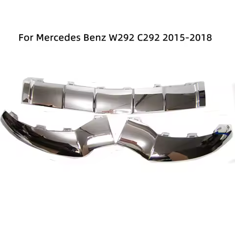 NEW Front Lower Bumper Chrome Molding Trim Silver OE# A2928850300 A2928850400 2928855822 For Mercede