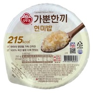 不倒翁 - 韓國 O'u 輕食 微波叮叮 即食飯 糙米飯 150g 平行進口 此日期或之前食用：2025年09月10日 #新舊包裝隨機發貨