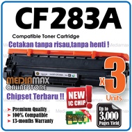 3x Compatible CF283A 83A CF283X to H* LaserJet MFP M125 M127 M127fn M201dw M201n M225dw M225dn M 201