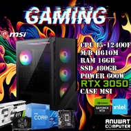 คอมพิวเตอร์เล่นเกมส์ Intel Core I5-12400F RAM 16GB RTX-3050 (GEN12)