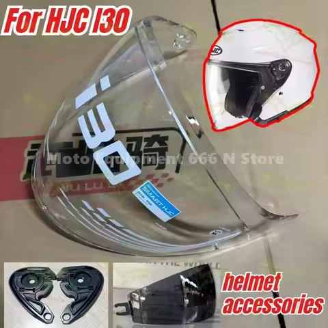 Helmet Accessories for HJC I30 Half Helmet Inner Lens Outer Lens Transparent Visors,Lens Base,anti-f