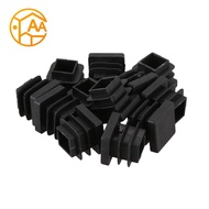 12 Pcs 15mm x 15mm Plastic Square Caps Tube Pipe Inserts End Blanking