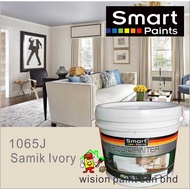 1065J SAMIK IVORY ( 7LITER ) SMART PAINT ( ECO-PAINTER ) INTERIOR EMULSION PAINT / CAT DALAM MATT / 