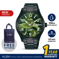Jam Tangan Pria Alba Automatic AL4313 Stainless Steel Original