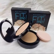 Promo Bedak Maybeline fit me/Compact Powder/bedak/Padat dan Basah 2in1/Make Up Wajah