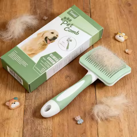 1 pet comb, needle comb, dog cat comb, button comb, dog comb, cat comb, dog cat grooming, pet suppli