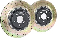Platz1 360mm Rear 2-Piece Floating Brake Disc Rotor Upgrade Kit for Benz W205 C63/S AMG