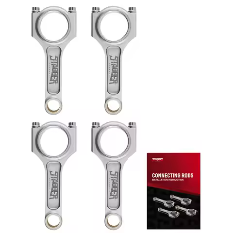 4340 Forged I-Beam Connecting Rods for Civic Si B16 B16A1 B16A2 1.6L DOHC VTEC